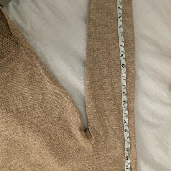 J Crew Sweater with Leather Elbows - Picture 4 of 4